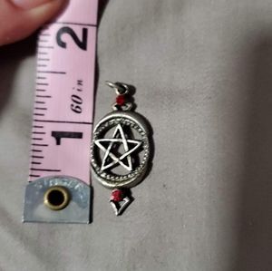 Pentacle pentagram pendant charm